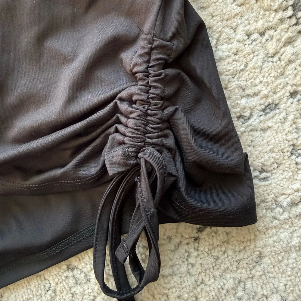 NWT-Member’s Mark Women’s Black Long Sleeve Ruched Women's Top Sz L - Picture 7 of 10